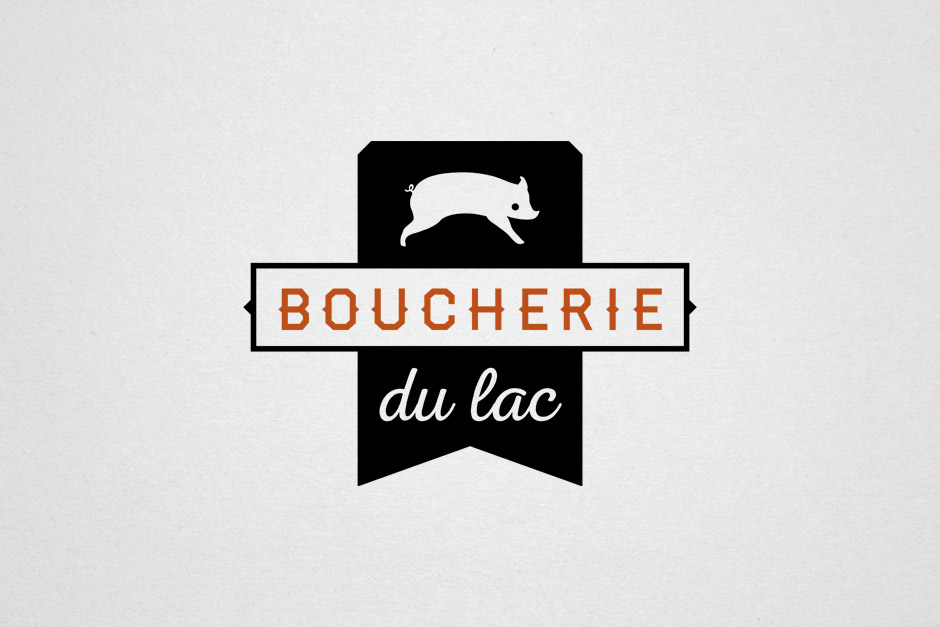 Boucherie du Lac - Logotype