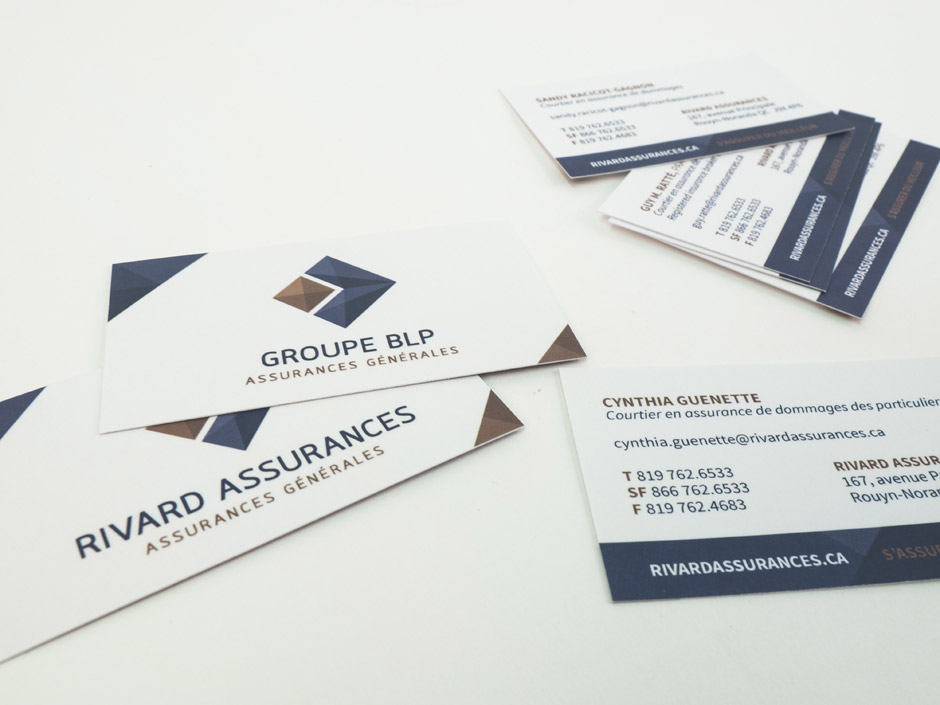 Groupe BLP & Rviard Assurances - Cartes d'affaires