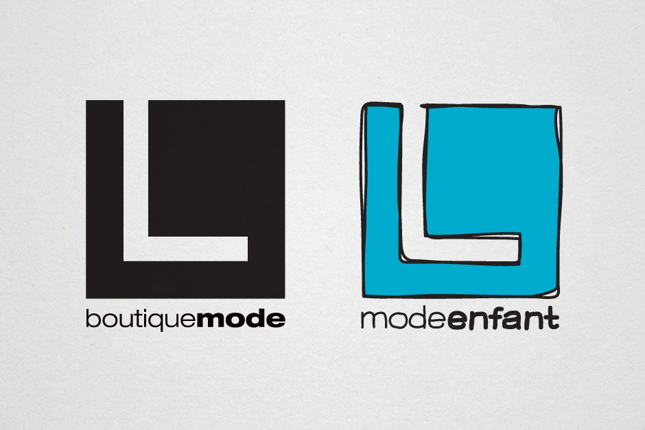 L Boutique Mode et L Mode Enfant - Logos