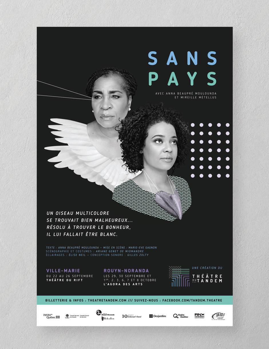Théâtre du Tandem - Affiche - Sans Pays