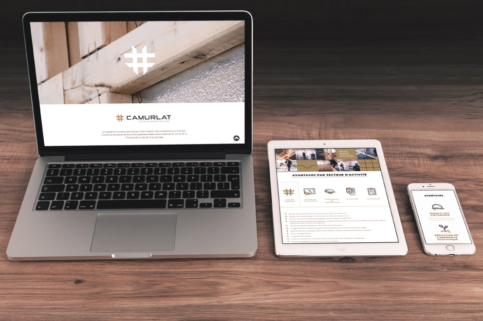 Camurlat - Site web responsive