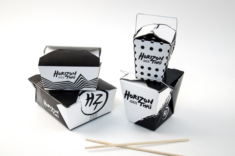 Emballage takeout Horizon Thai
