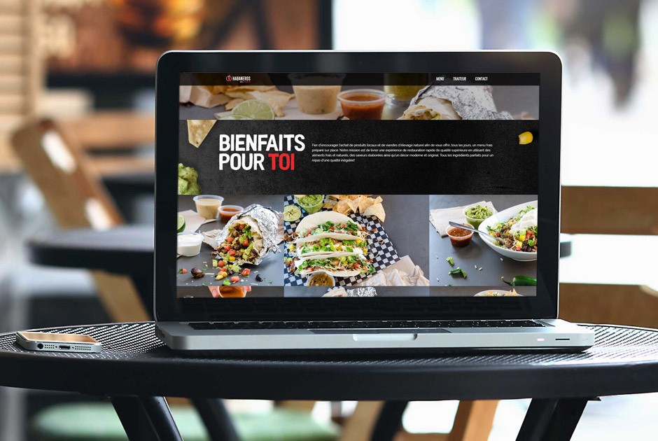 Site web - Habaneros - Grill mexicain