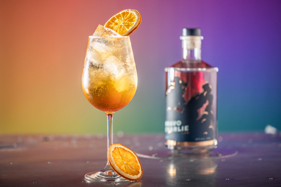 Cocktail citrons avec Bravo Charlie