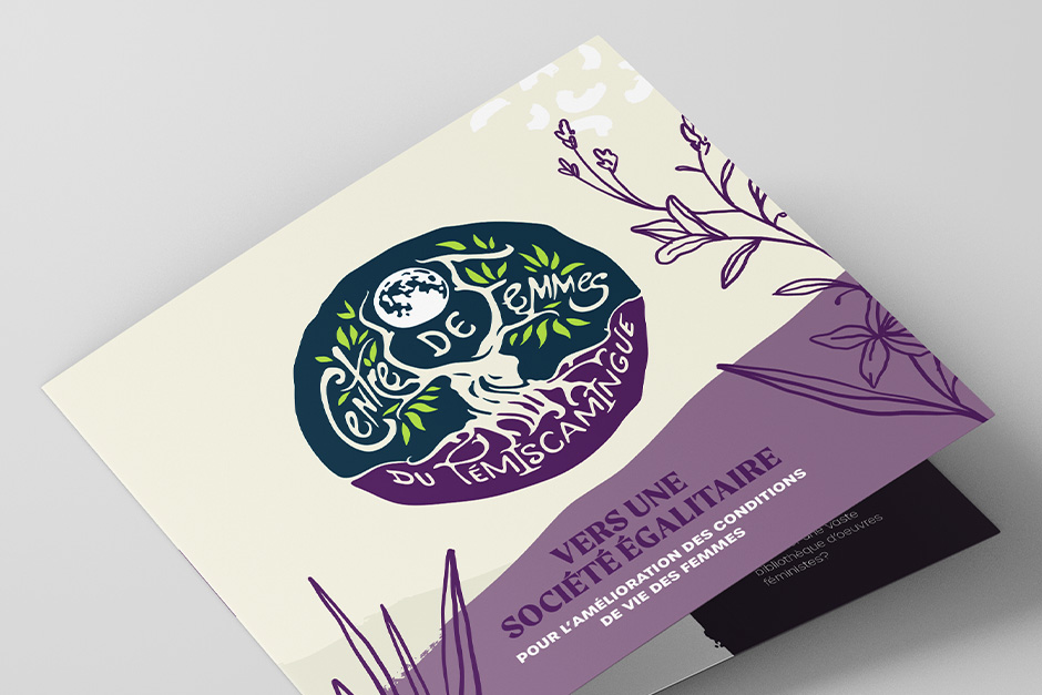 Centre de femmes du Témiscamingue - dépliant couverture