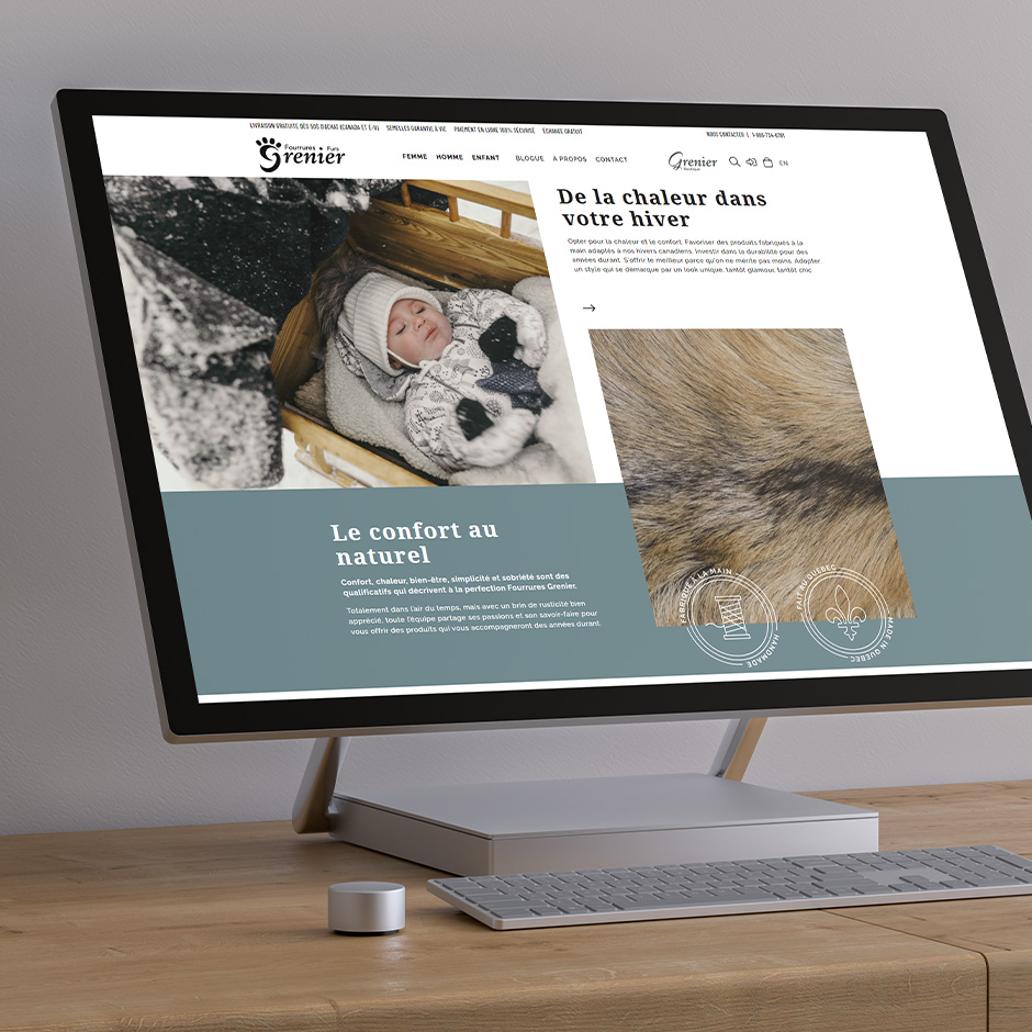 Fourrure grenier site web