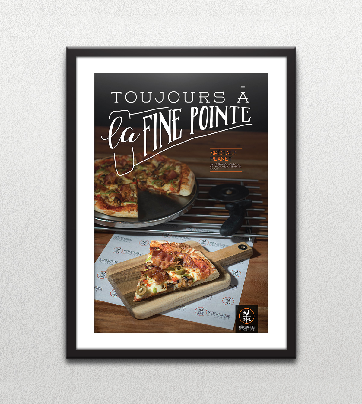 Affiche - Pizza - Toujours à la fine pointe