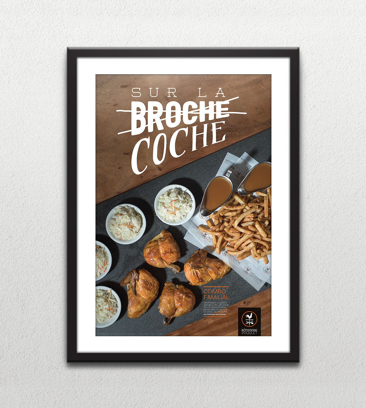 Affiche - Poulet rôti - Toujours sur la coche