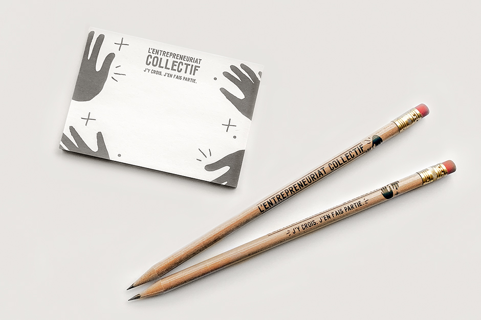 Crayons - Trousse « J’y crois. J’en fais partie »