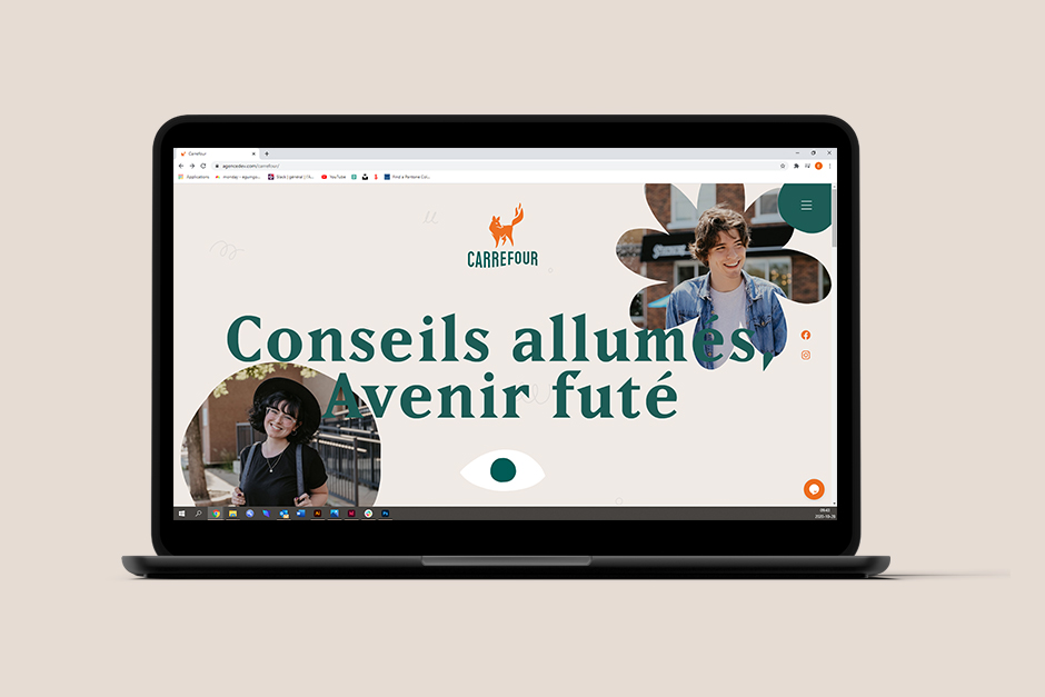 Site web du Carrefour de Rouyn-Noranda